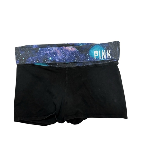 PINK Victoria's Secret Blue and Black Shorts - Picture 3 of 5